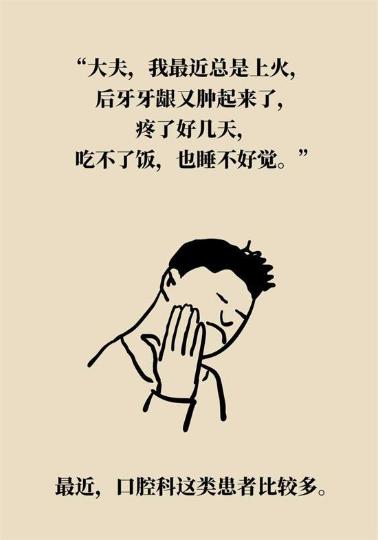 经常出现牙龈肿痛、上火，请注意这些问题！