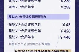 爱奇艺VIP会员调价 黄金VIP会员连续包年涨至238元图片