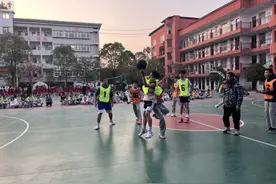 南县城西中学：挑战地心引力引爆篮球魅力图片