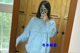 花样很漂亮，卢尔德：羊绒套头毛衣（有编织图解）图片