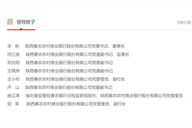 快讯｜秦农银行副行长刘光明已出任党委副书记 原行长于今年3月辞职图片