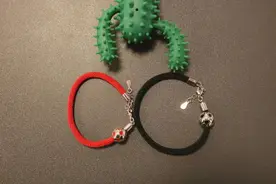 【文创推荐】足球幸运情侣红绳手链，锁定这一刻的美好图片