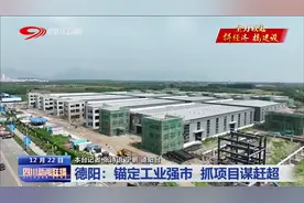 四川新闻联播丨德阳：锚定工业强市 抓项目谋赶超图片