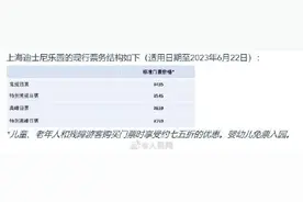 上海迪士尼乐园票价将调整图片