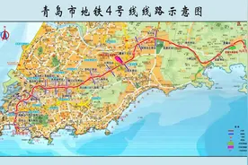 五年后青岛地铁三期全部建成，目前运营里程全国前十北方第二图片