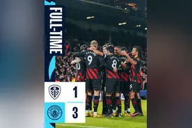 英超-罗德里破门哈兰德梅开二度 曼城3-1利兹联图片