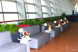 昆明机场东航中转休息厅正式开厅图片