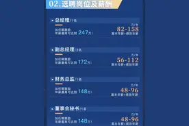 最高年薪247万！发射10颗卫星的眉山公司选聘职业经理人：不限年龄，可放宽学历图片