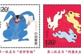 兔年邮票被吐槽！其实，他画的生肖作品都不走寻常路……图片
