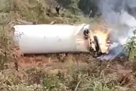 火箭残骸坠落广西境内，当地部门回应→图片