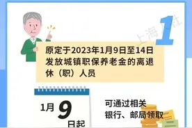 本市对春节长假期间退休人员养老金提前发放，具体安排来了→图片