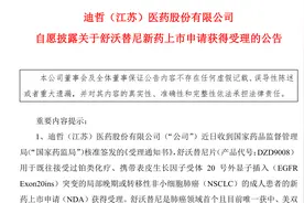 突破肺癌难治靶点，国创新药舒沃替尼上市申请获受理图片