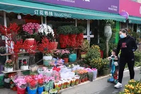 挑一只萌萌垂耳兔送给女朋友，春节临近，杭州这里年味浓图片