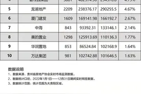 中铁置业强势登顶2022年贵州楼市图片