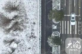 航拍丨合肥雪后美景图片