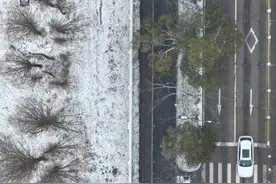 航拍丨合肥雪后美景图片