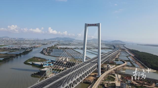 中山西环高速联石湾大桥.