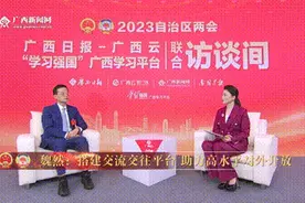 魏然代表：做好新时代外事工作“五篇文章” 助力高水平对外开放｜广西云访谈间图片