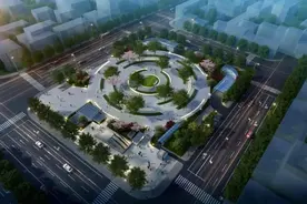 苏州凤凰广场人防工程开建，将与轨交临顿路站无缝对接图片