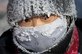 黑龙江大庆零下20多度年味十足 摊贩满脸冰霜卖年货图片