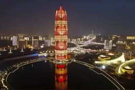 看灯光秀啦！今晚，郑东新区CBD区域停车场免费！图片