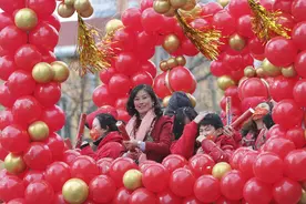 欢欢喜喜过年 纽约华人游行庆祝中国年图片