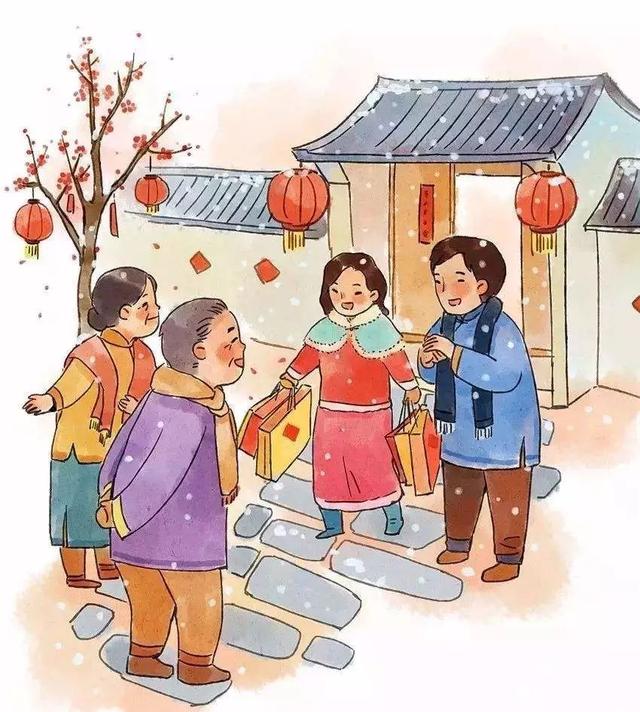 初一年俗:登门拜年 施礼道贺!