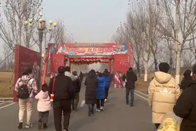 果然视频·故乡的年｜大年初一济南华山景区人气旺，大集里寻年味图片