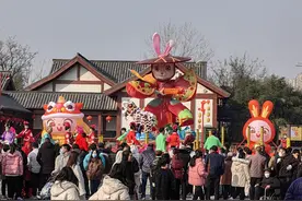 新春走基层｜“传统+潮范”，开封万岁山老庙会迸发新活力图片