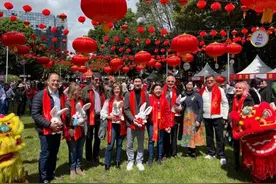 哥伦比亚举办兔年春节庙会 节日气氛浓郁图片