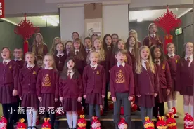 爱上中国风丨英国小学生唱《小燕子》向中国人民拜年图片