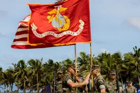 美海军陆战队启用关岛新基地，美媒炒作：重新部署军力为“抗中”图片