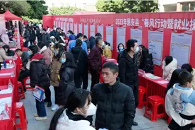 提供岗位4500个！惠安举行节后首场线下大型招聘会图片