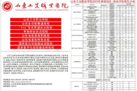 山东工业职业学院单综招计划1860人，学校代码13318！图片