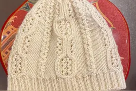 超实用的组合志田花样棒针帽子（有编织图解）图片