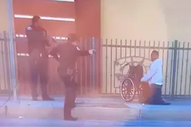 连开10枪！美警察击毙双腿截肢黑人男子，引强烈抗议图片