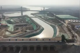 聊城加快位山引黄闸改建工程进度，确保施工春灌两不误图片
