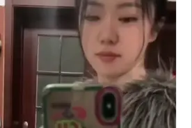 想象中VS现实中毛毛外套，镜子前看起来优雅出门变身“座山雕”图片