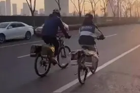 八天骑行400公里 爸爸带儿子从南京骑行到杭州图片