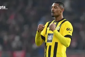 久违了！阿莱打入多特生涯首球，时隔1358天再次在德甲进球图片