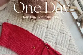 喜庆的中国红，之禾：简单耐看好穿的大热款开衫（有编织说明）图片