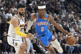 自去年12月1日以来 只有掘金和雷霆攻防都排在联盟前10图片