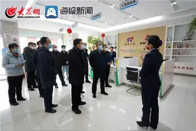 淄博市人社局领导来临淄调研人社公共服务工作图片