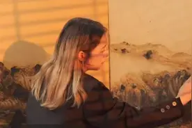 真燃！设计专业女生创作出“火烧版”《富春山居图》图片