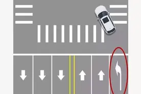 当心！这种情况下很容易走错车道！图片