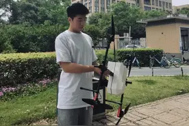 “00”后大学生创办无人机公司，一单销售额达30万美元图片