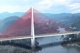 力争2025年5月完工！沪昆高速贵阳至安顺段扩容工程建设忙图片