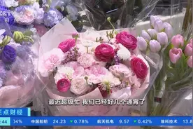 销量大增！热门鲜花涨价了！玫瑰平均价格涨超50%图片