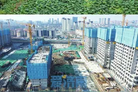 济南北园曾经的荷塘上建起高层安置住宅房图片