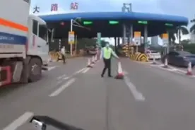 网红欲驾驶摩托上高速被拦！交警曾释疑广东部分高速为何禁行图片